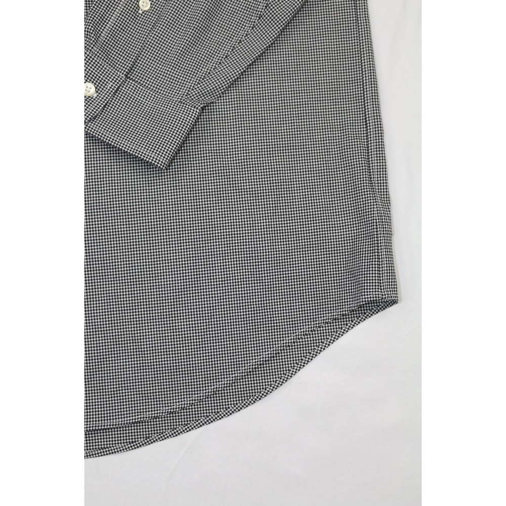 Polo Ralph Lauren Mens Core Replen Button Up Sport Shirt Black Sz LT Windowpane - Picture 6 of 13